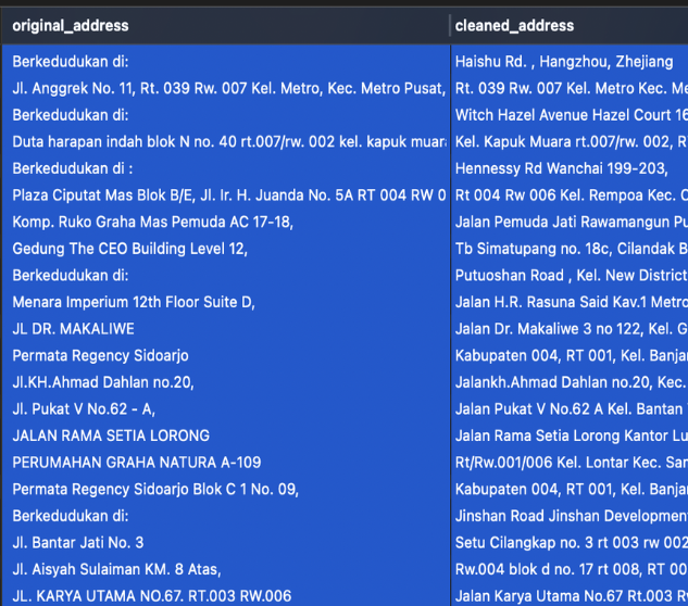 AI Data Cleansing for Data Warehouse